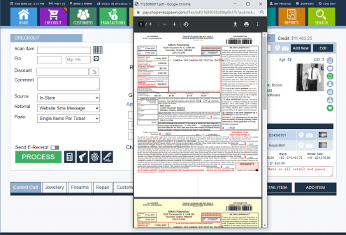 Checkout PawnMate's Federally Compliant Online Payment Service for Pawnshops